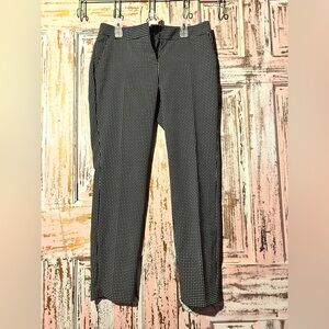 Express Black and White Houndstooth Women's Trousers